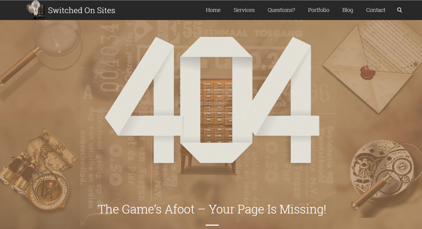 The Case of the Lost Web Page